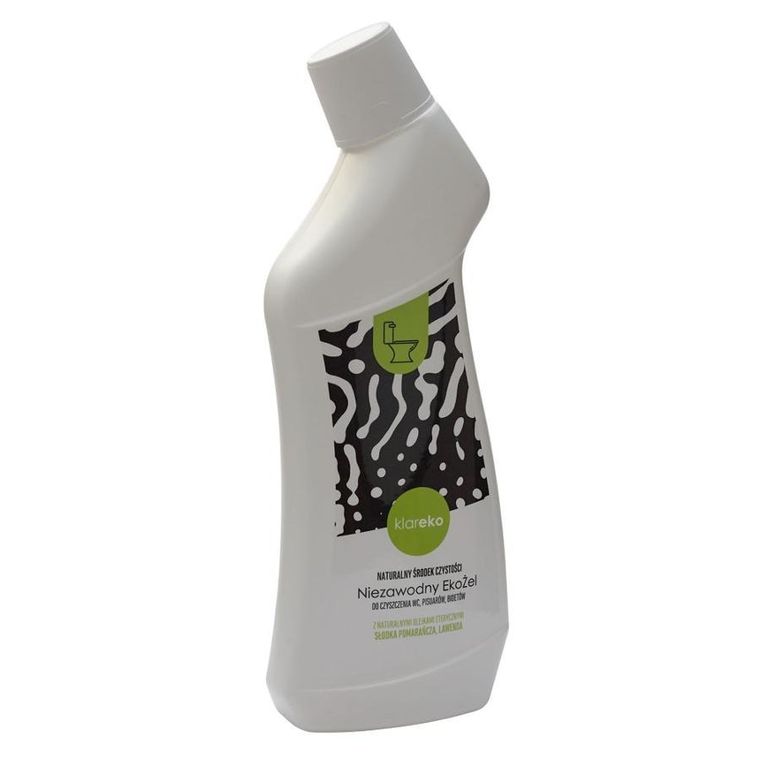 Klareko, Niezawodny Eko Żel do WC, słodka pomarańcza i lawenda, 750 ml