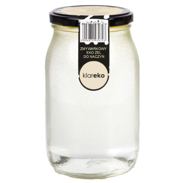 Klareko, Zmywarkowy Eko Żel do naczyń, ZeroWaste, 900 ml