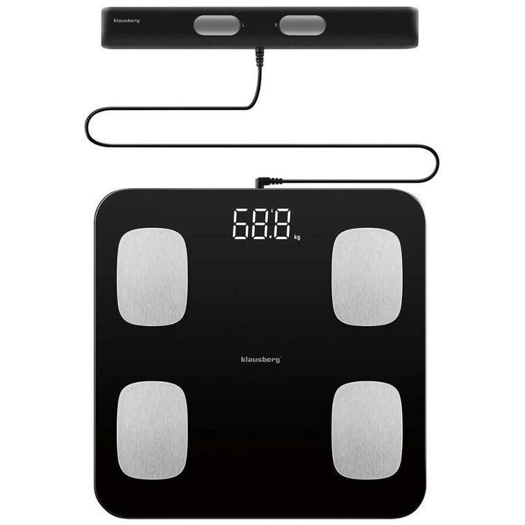 Klausberg, analityczna waga łazienkowa, smart ios android, kb-7852