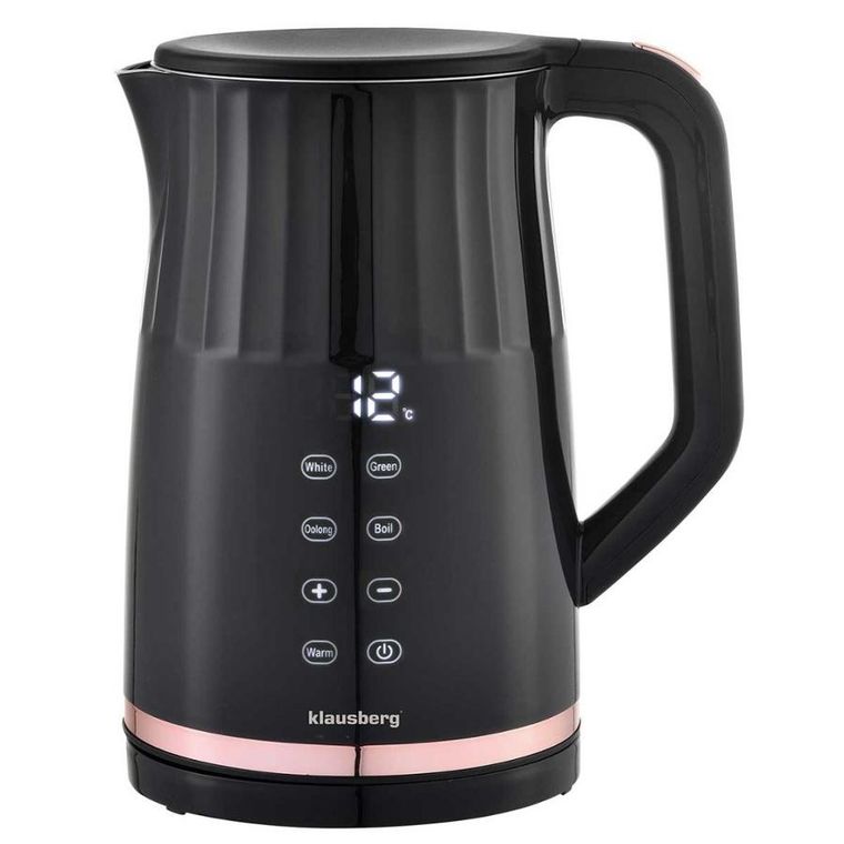 Klausberg, czajnik elektryczny LED z regulacją temperatury, 1,7l