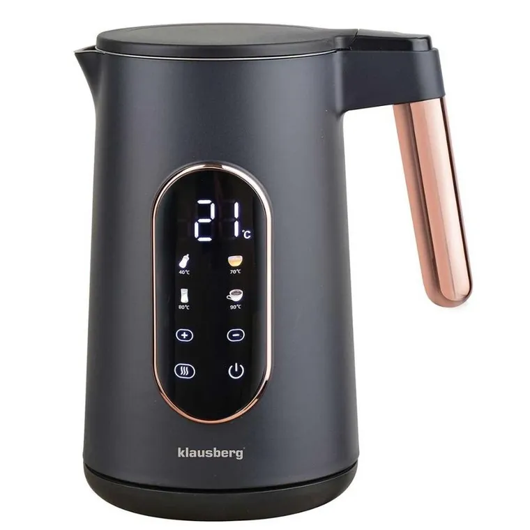 Klausberg, czajnik elektryczny LED z regulacją temperatury, 1,7l