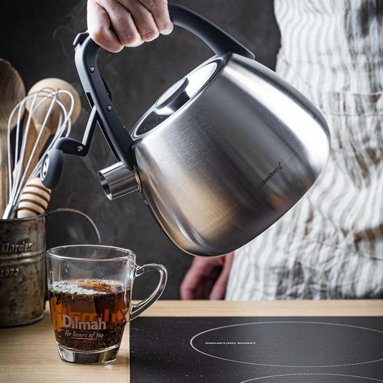 Klausberg, czajnik stalowy z gwizdkiem, 2.5l