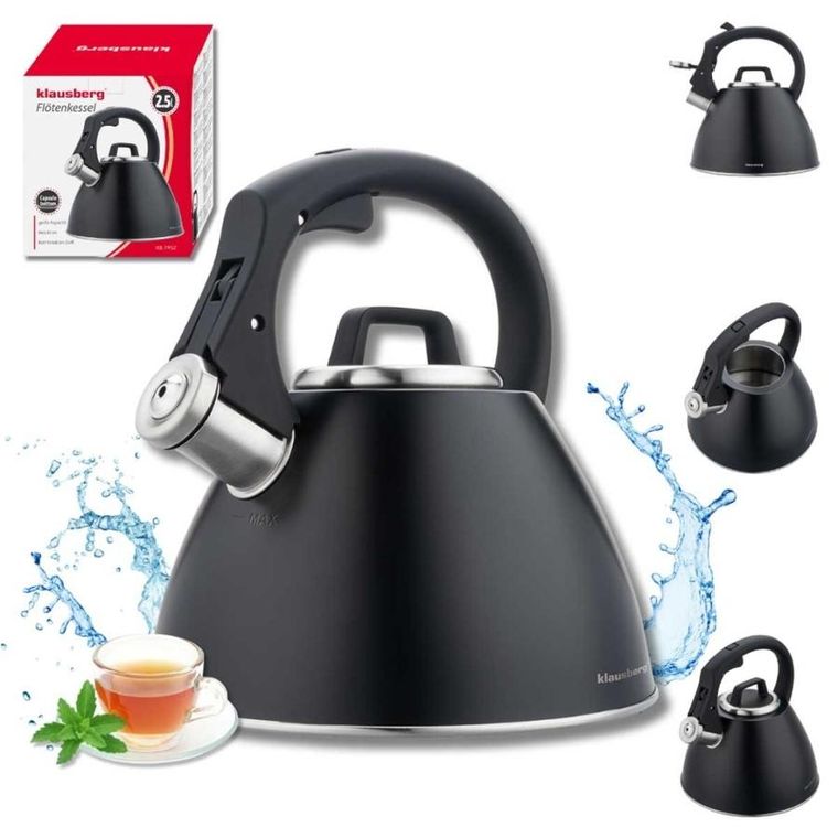 Klausberg, czajnik stalowy z gwizdkiem, 2,5l, kb-7952