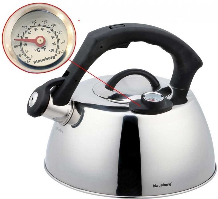 Klausberg, czajnik z termometrem KB-7370, 3 l