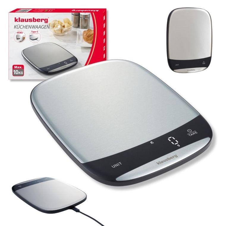 Klausberg, elektroniczna waga kuchenna, 10 kg, kb-7936