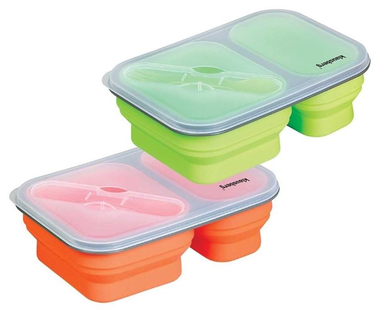 Klausberg, silikonowy składany lunch box, KB-7023