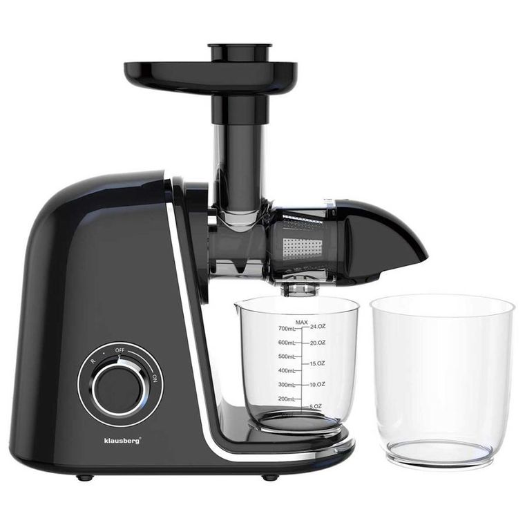 Klausberg, sokowirówka, wyciskarka wolnoobrotowa, czarna, KB-7866