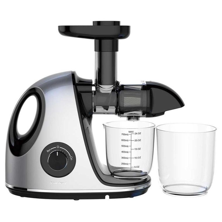 Klausberg, sokowirówka, wyciskarka wolnoobrotowa, srebrna, KB-7863