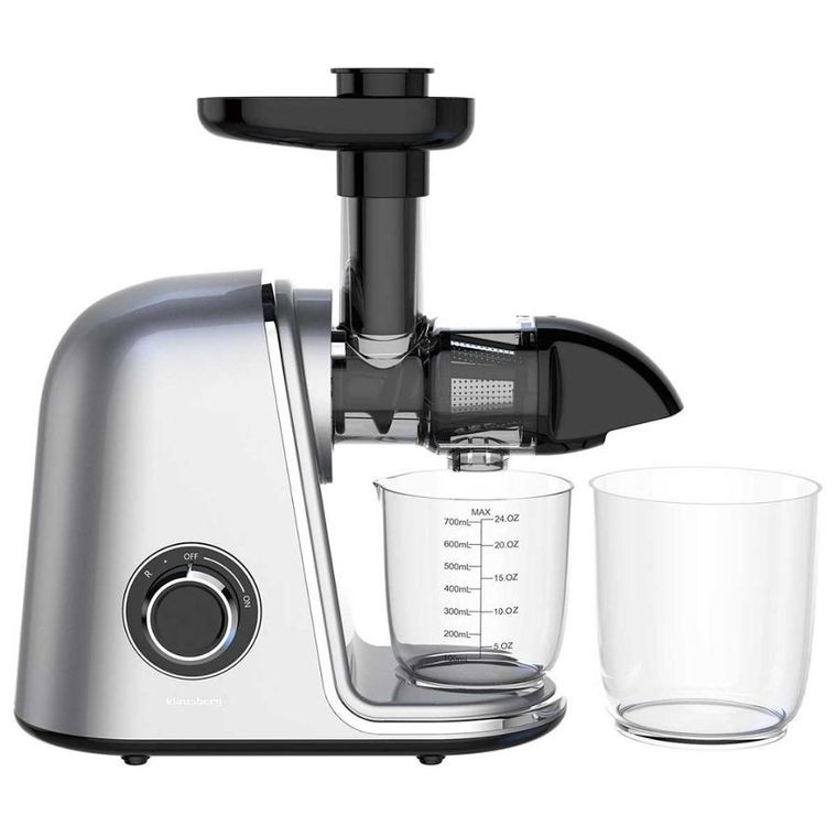 Klausberg, sokowirówka, wyciskarka wolnoobrotowa, srebrna, KB-7868