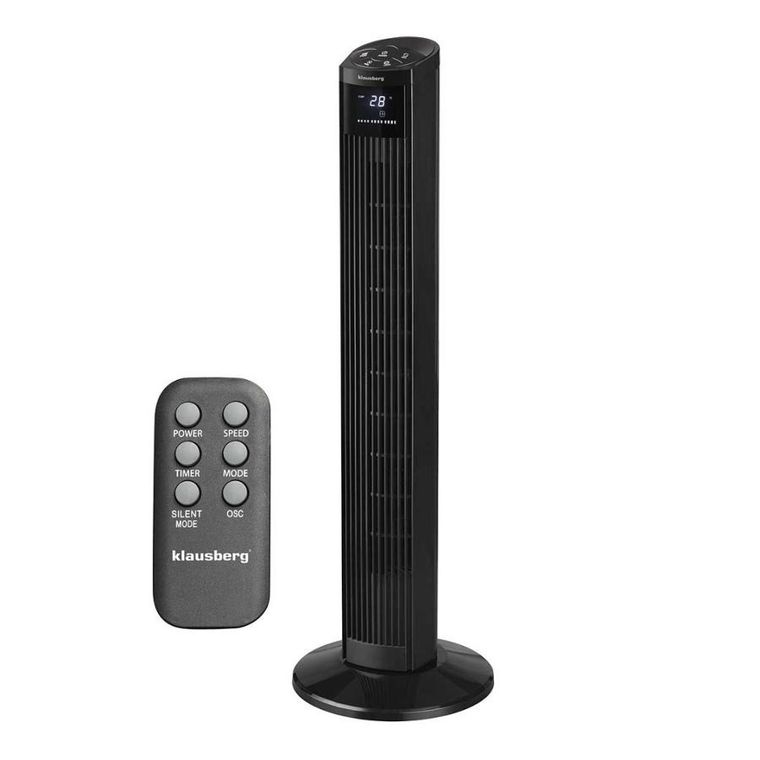 Klausberg, wentylator kolumnowy, podłogowy z pilotem, KB-7876