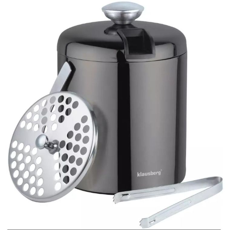 Klausberg, wiaderko do lodu ze szczypcami, 1,3l, KB-7656