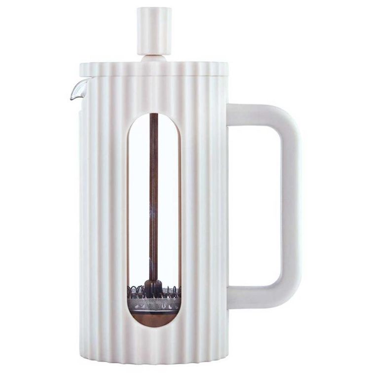 Klausberg, zaparzacz tłokowy do kawy/herbaty, biały, 350 ml