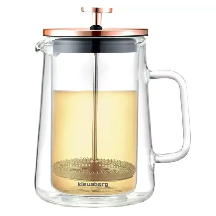Klausberg, zaparzacz tłokowy do kawy/herbaty, termiczny, 600 ml