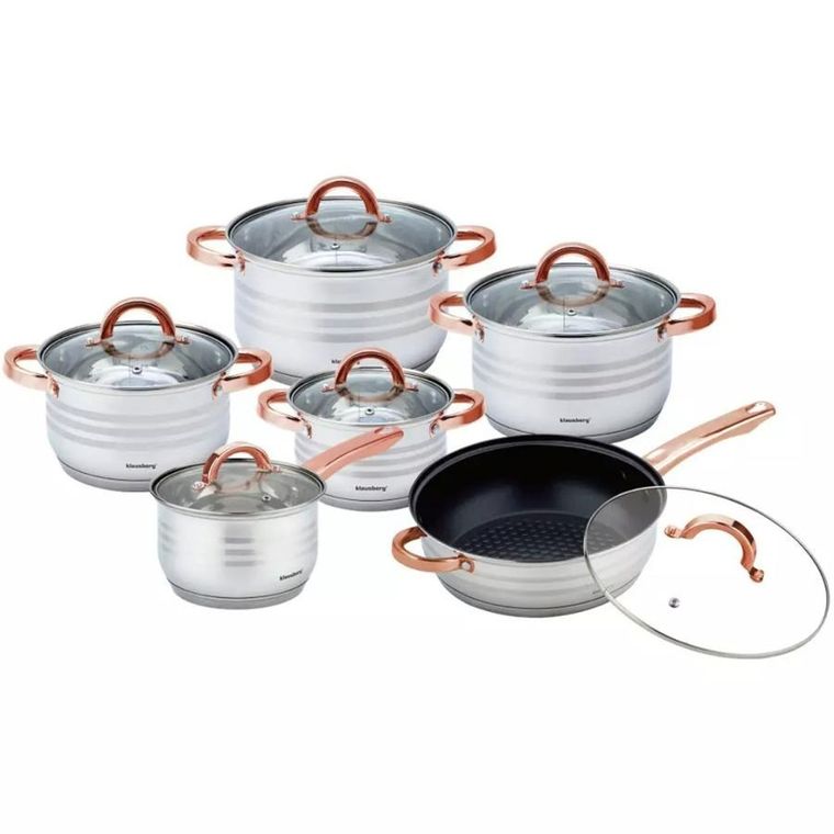 Klausberg, zestaw garnków, 12 elementów, KB-7700