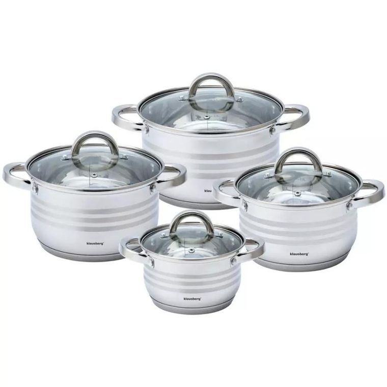 Klausberg, zestaw garnków, 8 elementów, KB-7694