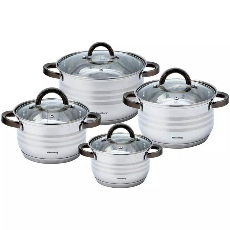Klausberg, zestaw garnków, 8 elementów, KB-7701