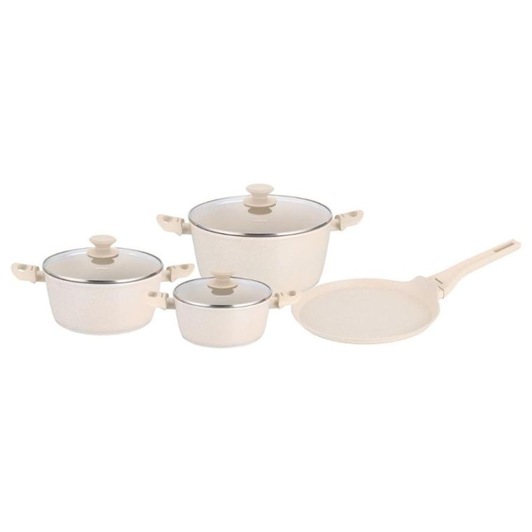 Klausberg, zestaw garnków marmurkowych, 7 elementów, kb-7963