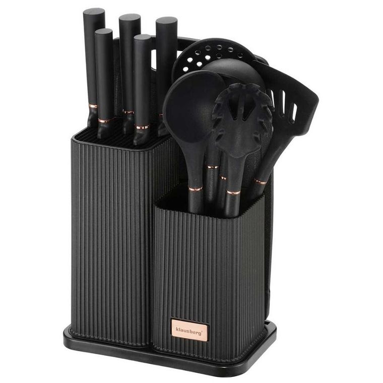 Klausberg, zestaw noży i przyborów kuchennych z deską