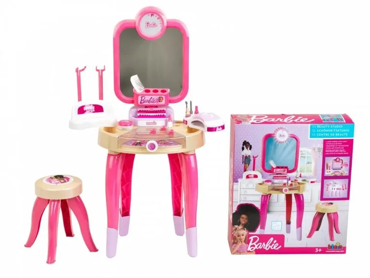 Klein, Barbie, toaletka z lampą do paznokci