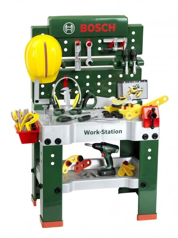 Klein, Bosch, Warsztat z narzędziami budowlanymi, 81 elementów