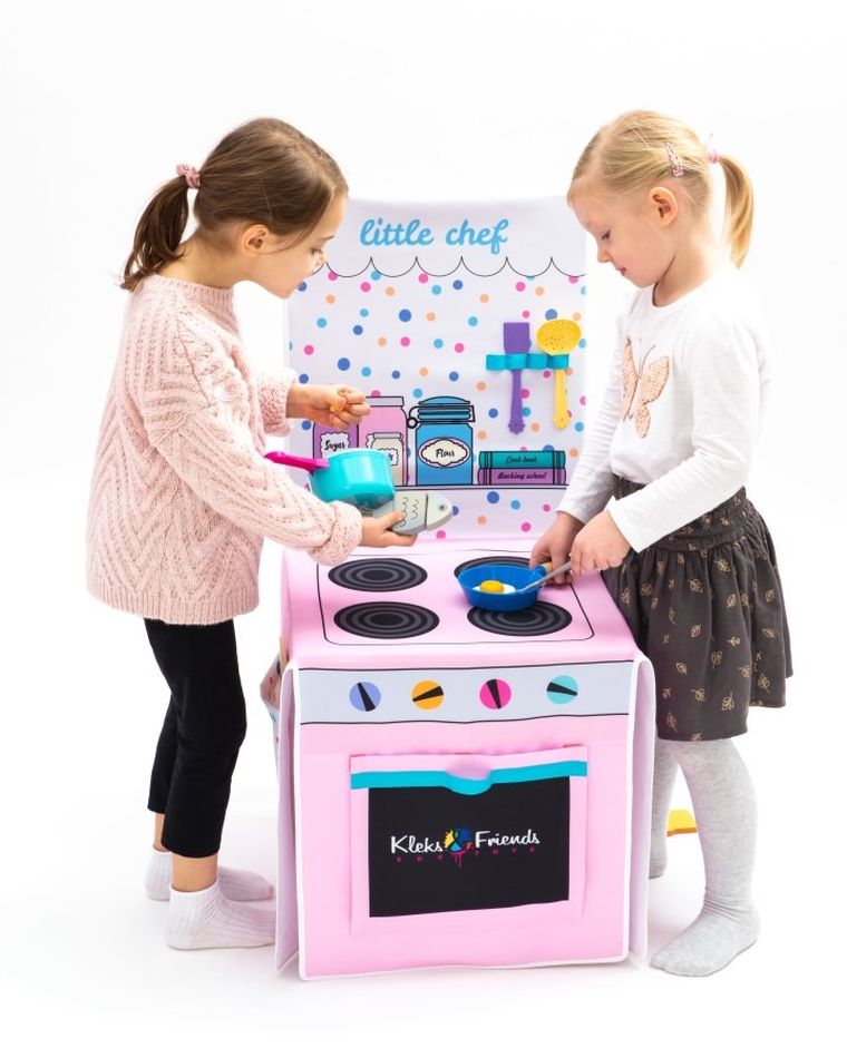 Kleks&Friends, Mały Kucharz, Kuchnia do zabawy, pokrowiec na krzesło