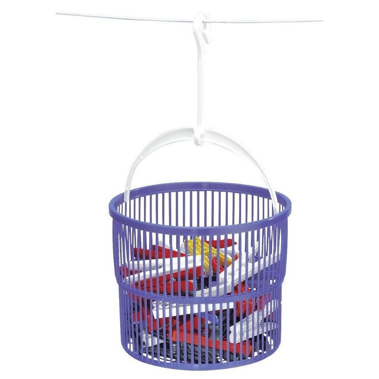 Klipsy do prania z koszyczkiem, 30 szt.