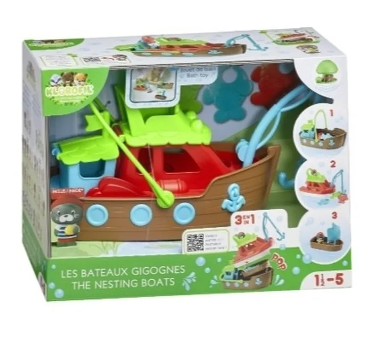 Klorofil, Kuter Rybacki, łódź 3w1 z figurką