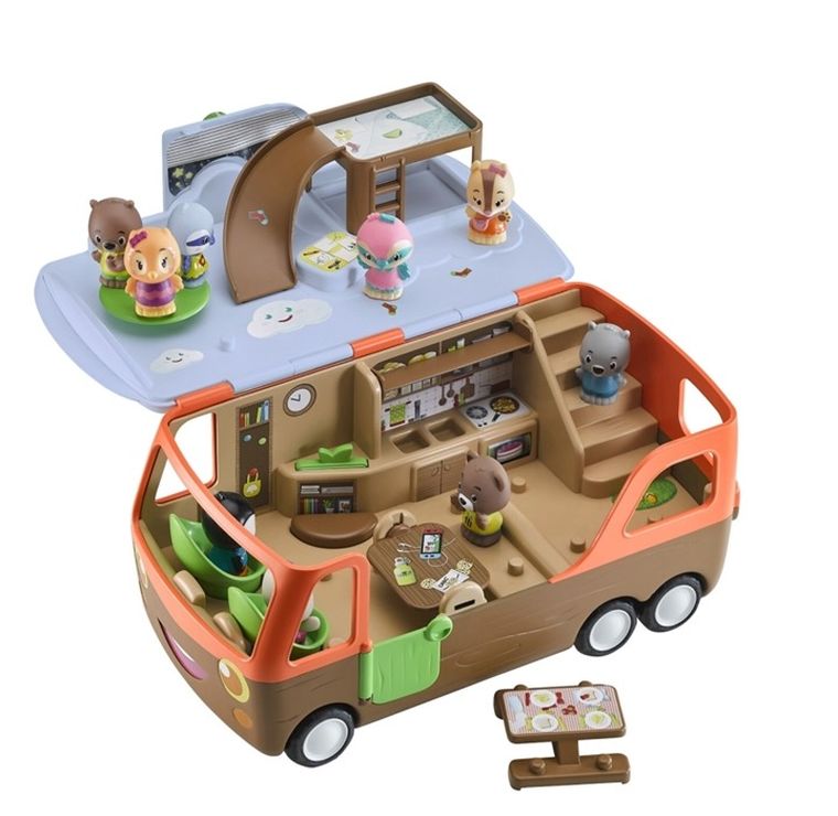 Klorofil, Samochód Kamper, zestaw z figurką