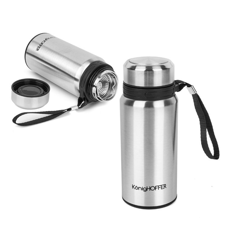 Könighoffer, Adventure, termos próżniowy ze stali nierdzewnej z sitkiem, 500 ml