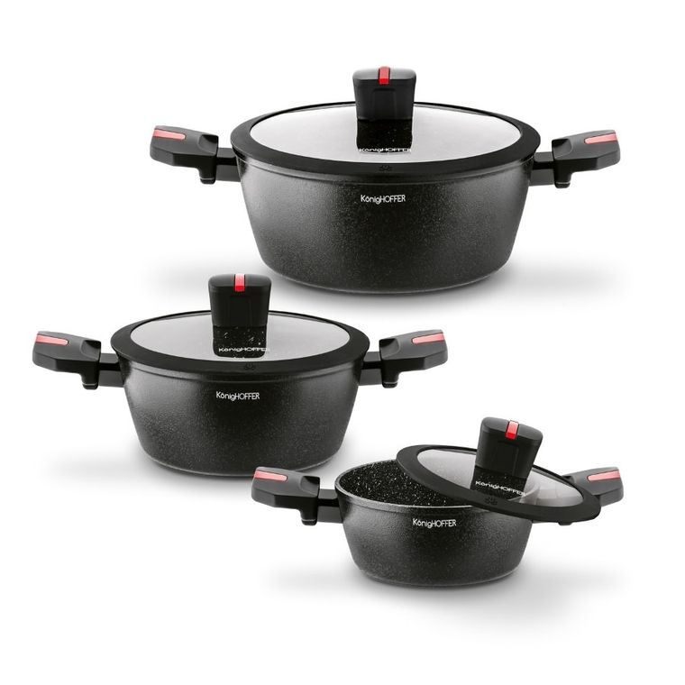Könighoffer, Canise, komplet garnków, 6 elementów