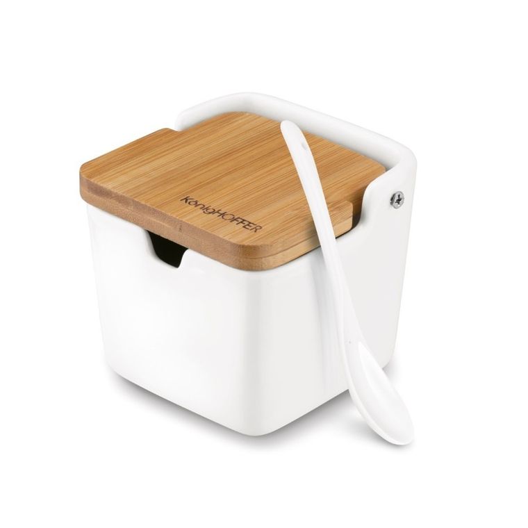 Könighoffer, Ceramic, pojemnik z bambusową pokrywka, 270 ml