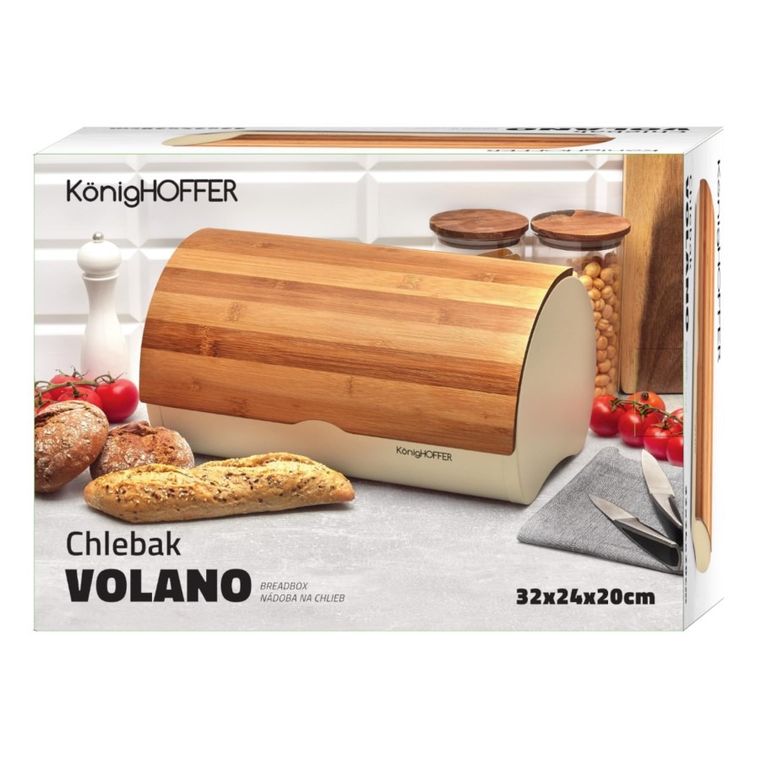 Könighoffer, chlebak, Volano beżowy, 32-24-20 cm