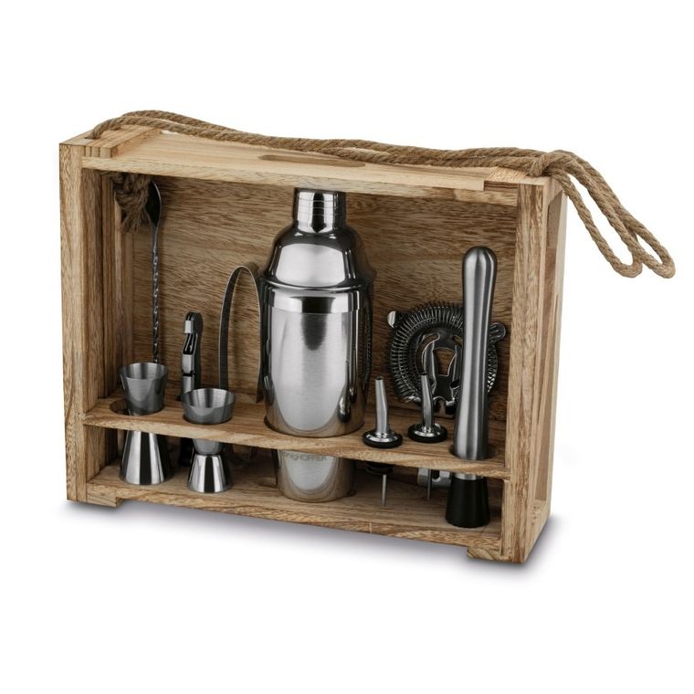 Könighoffer, Cosmopolitan, zestaw barmański ze stojakiem, 11 elementów