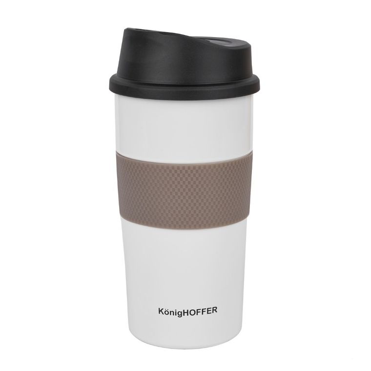 Könighoffer, Elliot, kubek termiczny, biały, 440 ml