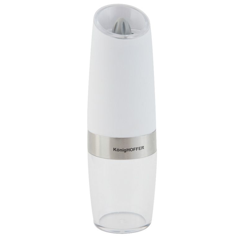 Könighoffer, młynek do pieprzu, elektryczno-grawitacyjny, biały