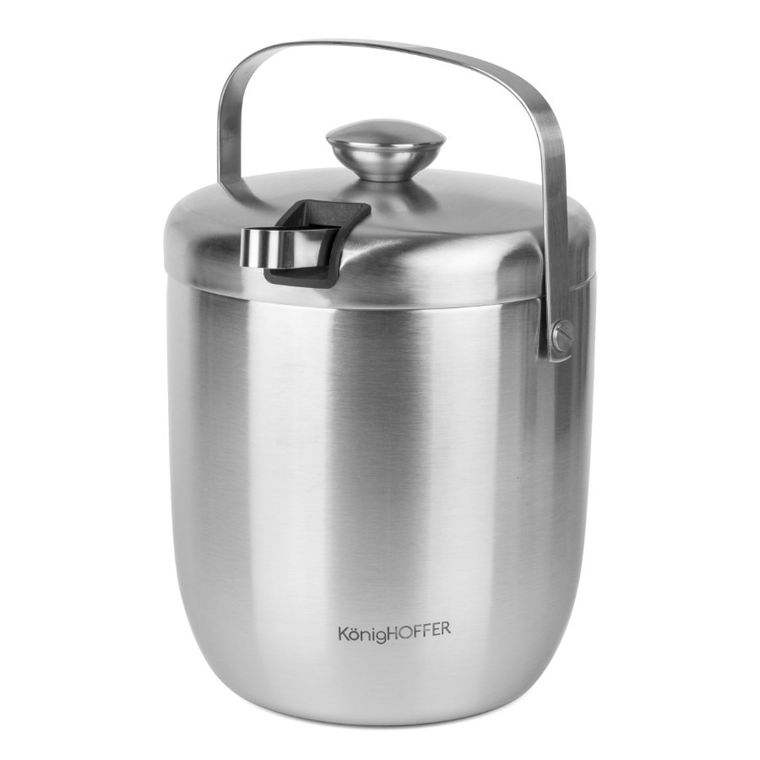 Könighoffer, Ori, wiaderko do lodu ze szczypcami, satyna, 2,8l