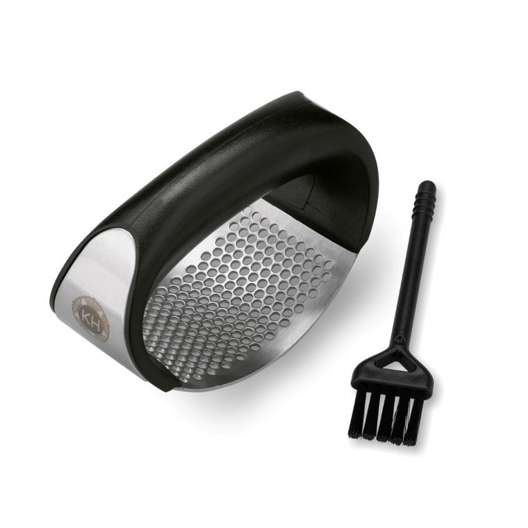 Könighoffer, praska ręczna do czosnku + szczoteczka