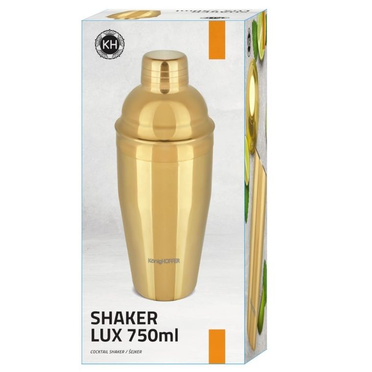 Könighoffer, shaker, 750 ml, złoto
