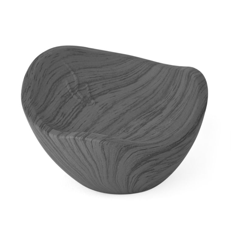 Könighoffer, uchwyt do pokrywy szklanej, imitacja drewna, szary