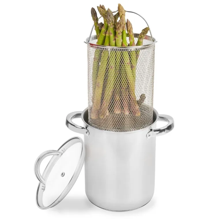 Könighoffer, wysoki garnek z sitkiem, indukcja, 4l, 16-21 cm