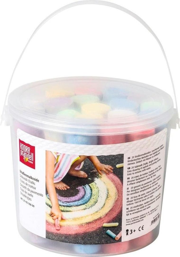 Knorr Prandell, kreda chodnikowa w wiaderku, 20 szt.