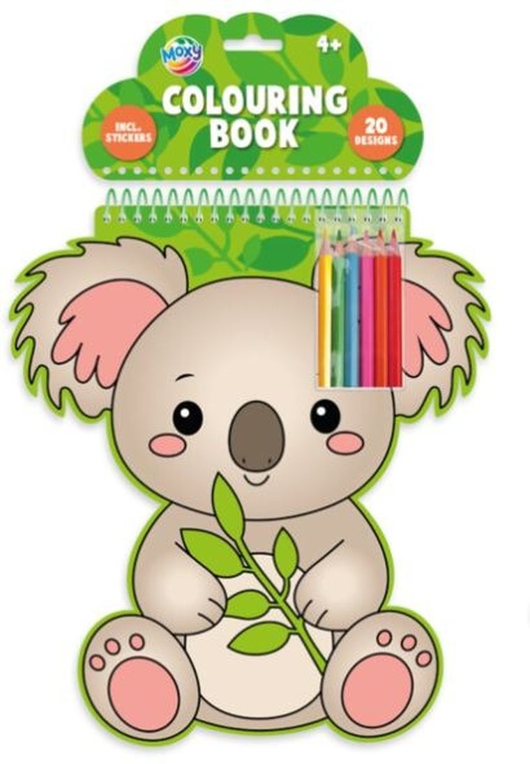 Koala. Lolorowanka + 6 kredek