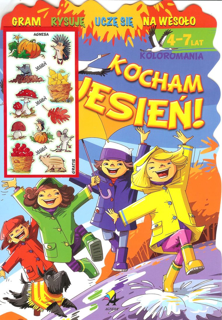 Kocham jesień. Koloromania. 4-7 lat