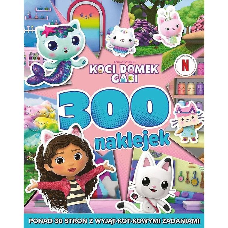 Koci Domek Gabi. 300 naklejek