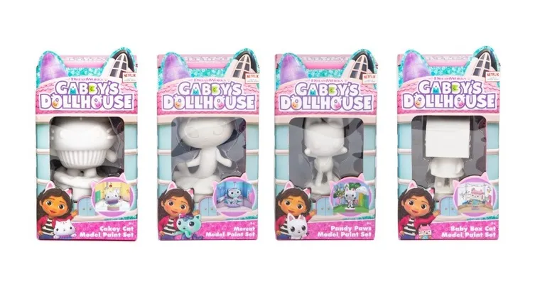 Koci domek Gabi, figurka do malowania, 1 szt.