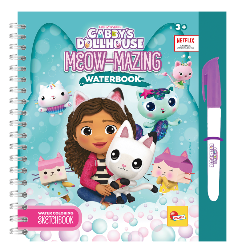 Koci Domek Gabi. Meow-Mazing. Malowanka wodna