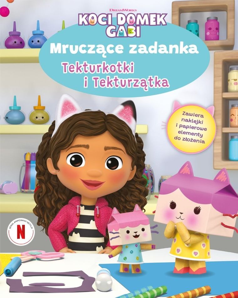 Koci Domek Gabi. Mruczące zadanka. Tekturkotki i Tekturzątka