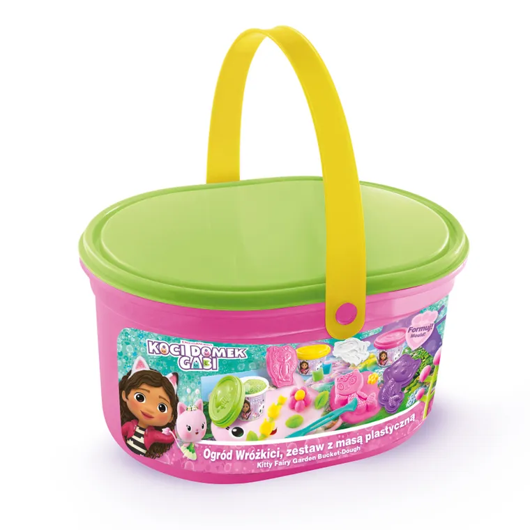 Koci Domek Gabi, Ogród Wróżkici, zestaw z masą plastyczną