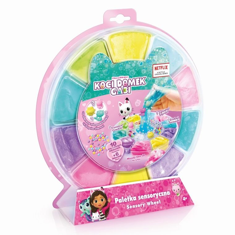 Koci Domek Gabi, paletka sensoryczna, masy plastyczne