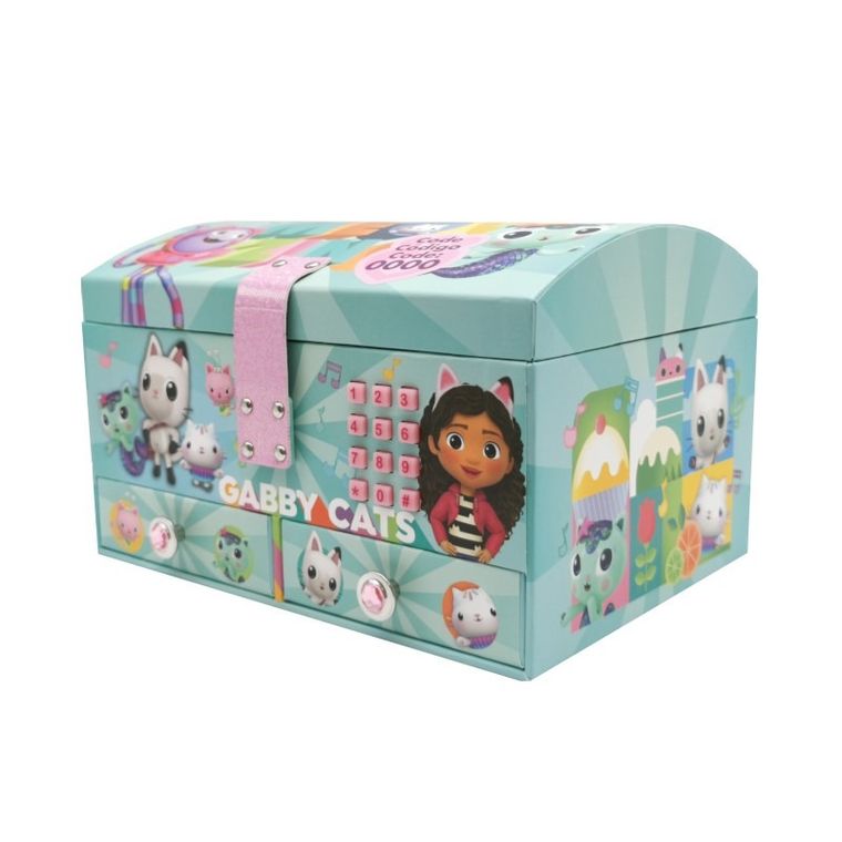 Koci Domek Gabi, pudełko na biżuterię na kod, efekty dźwiękowe